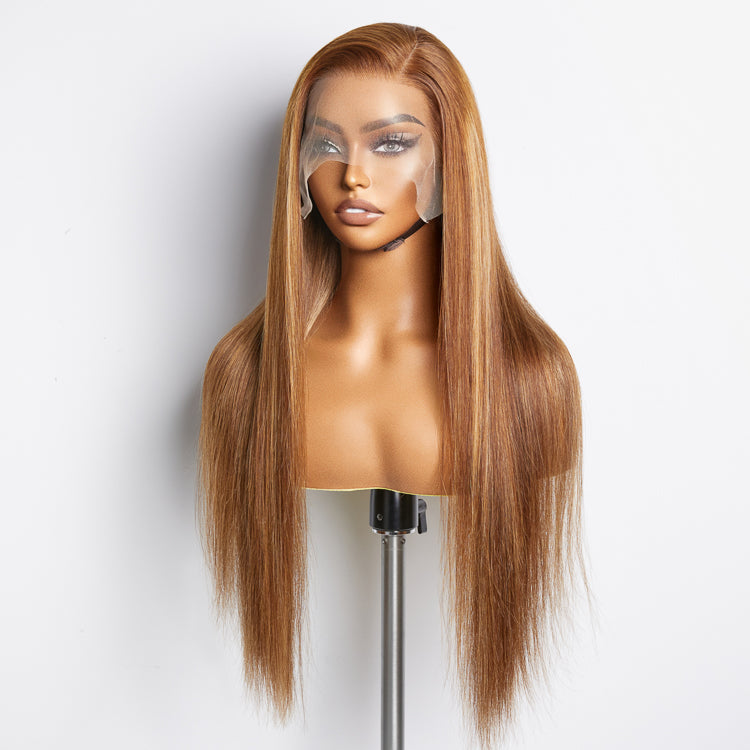 8-24 Inch Pre-Plucked 13"x4" Lace Front Straight Wig Free Part 150% Density-100% Human Hair