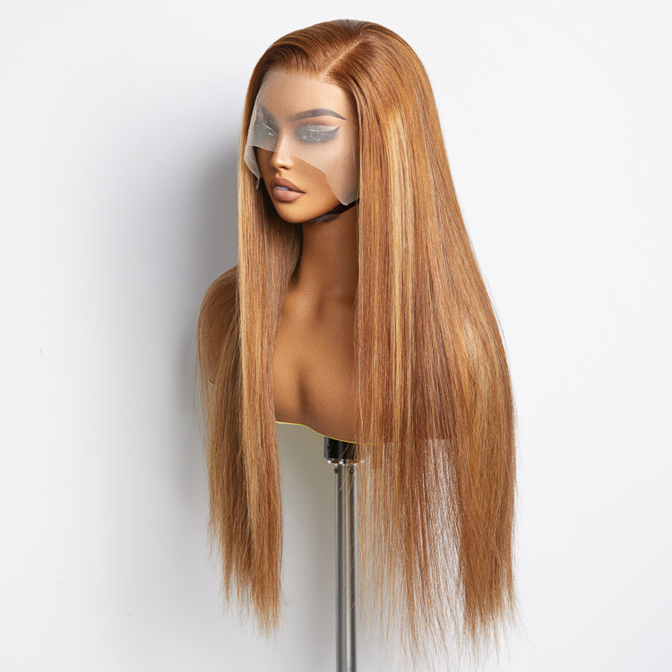 8-24 Inch Pre-Plucked 13"x4" Lace Front Straight Wig Free Part 150% Density-100% Human Hair