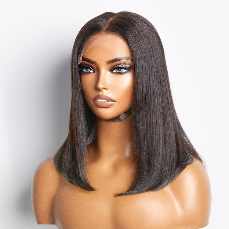 5x5 Glueless Lace Closure Bob Wig 150% Density Straight