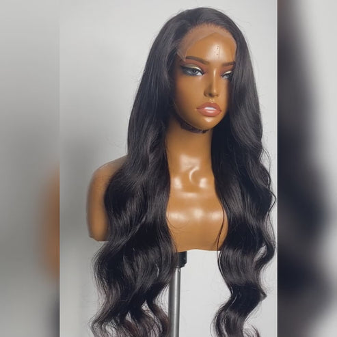 5x5 Glueless Lace Closure Wig 180% Density Body Wave