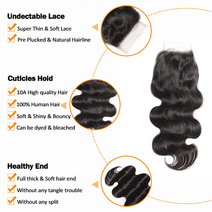 4.5x4.5 BODY WAVE CLOSURE